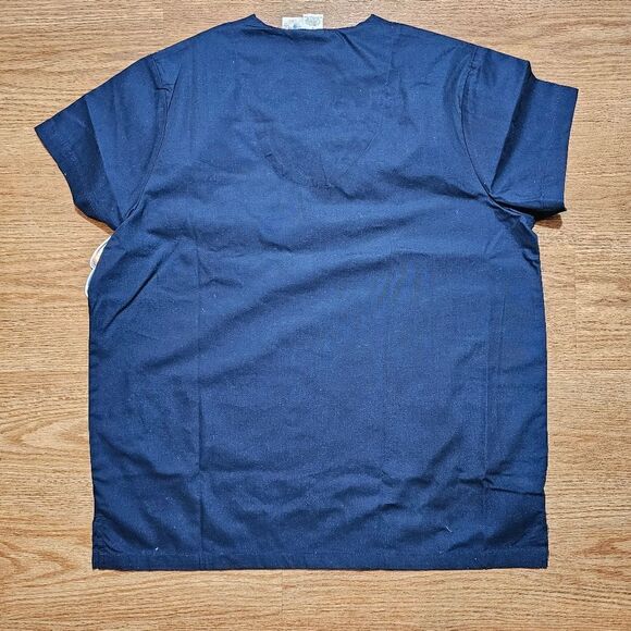 New York Yankees Medical Scrubs Size Small S Navy Blue Concepts Sports Dentist - Picture 6 of 9